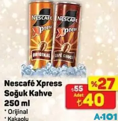 NESCAFE XPRESS SOĞUK KAHVE 250 ML